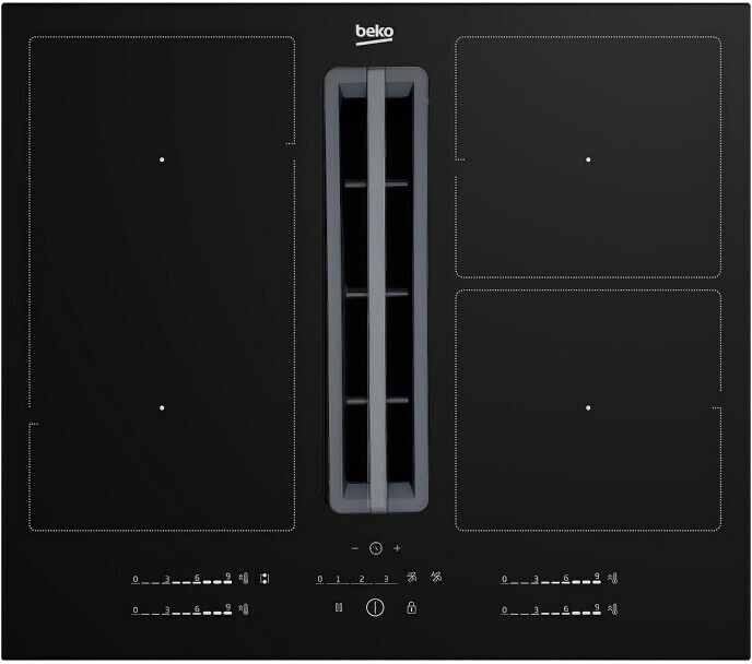 Placas Inducción con extractor integrado BEKO HIXI 64700 UF - Domesticos
