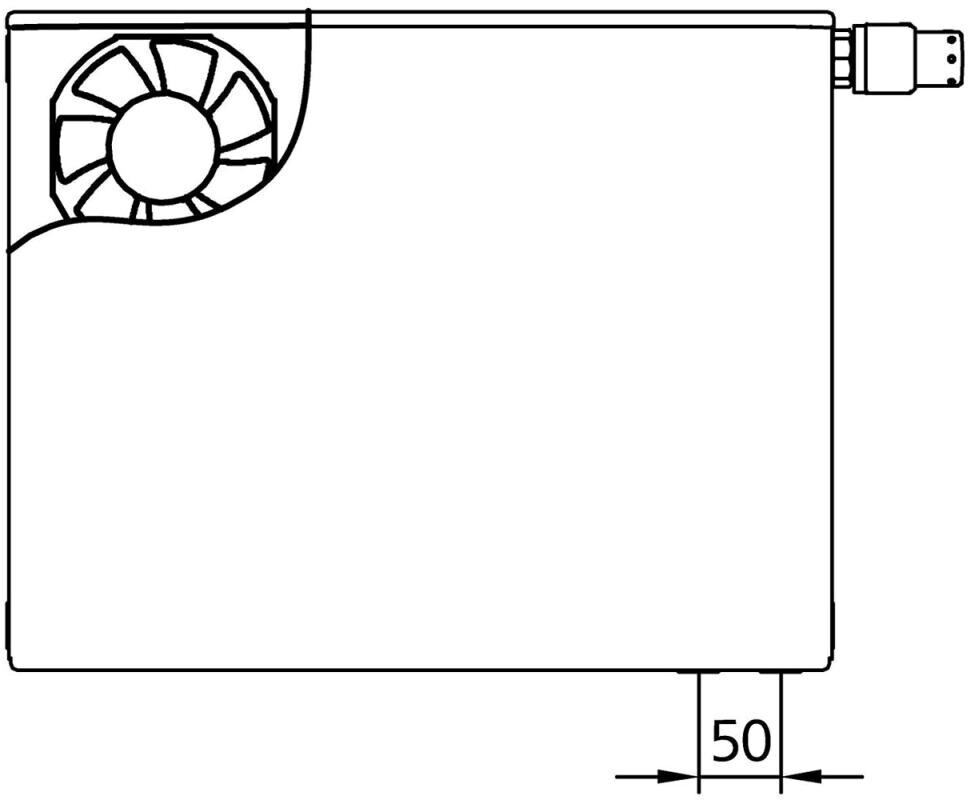 Kermi x-flair Plan-V Wärmepumpen-Heizkörper Typ 22 BxHxT: 605x1205x102 mm  links 843 Watt (PTV2L0601201L1K) ab 945,97 €