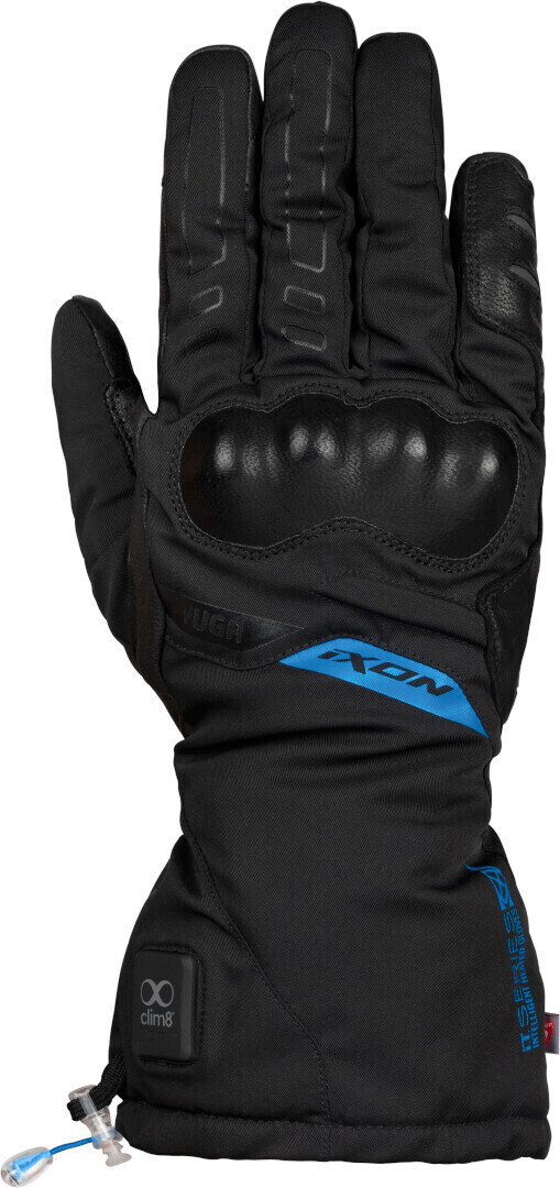 Photos - Motorcycle Gloves IXON IT Yuga Gloves black/blue 