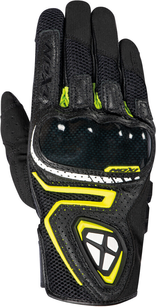 Photos - Motorcycle Gloves IXON RS5 Air Gloves black/yellow 