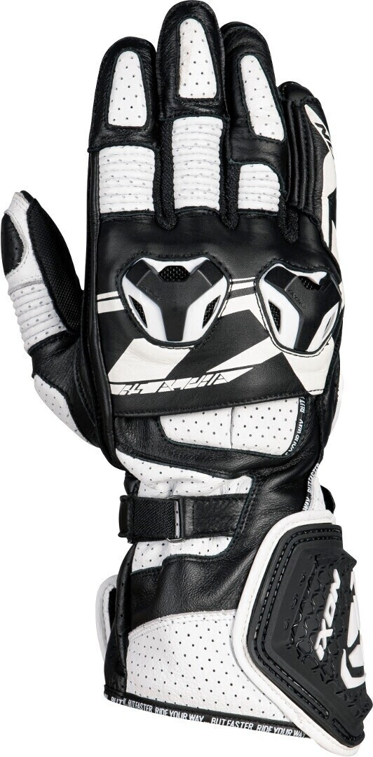 IXON Gants RS Alpha noir/blanc