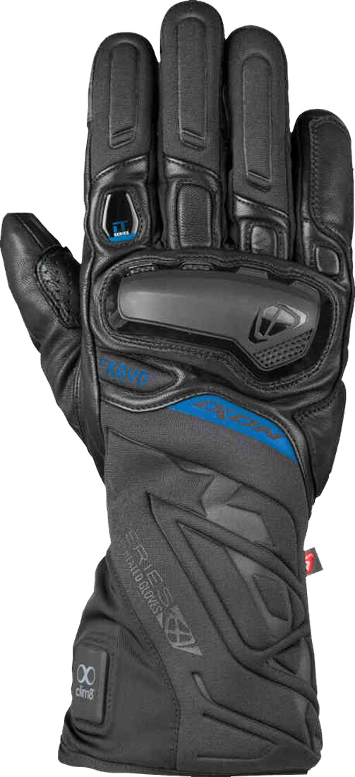Photos - Motorcycle Gloves IXON IT Kayo Gloves black/blue 