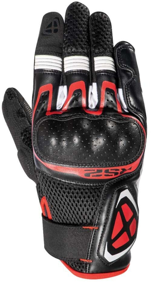 Photos - Motorcycle Gloves IXON RS2 Gloves black/white/red 
