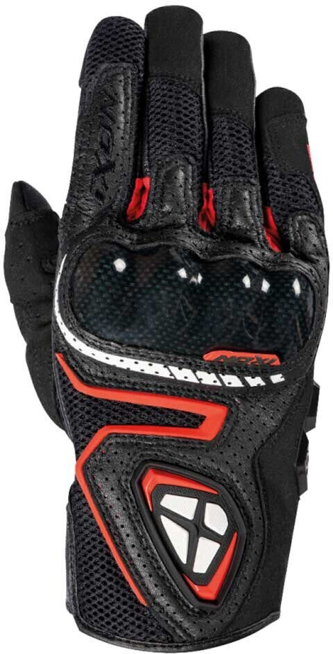 Photos - Motorcycle Gloves IXON RS5 Air Gloves black/red 