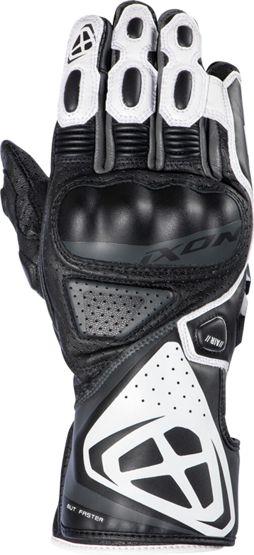 Photos - Motorcycle Gloves IXON GP5 Air Gloves black/white 