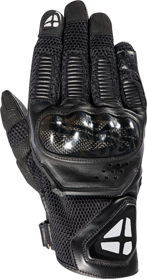Photos - Motorcycle Gloves IXON RS4 Air Gloves black/white 