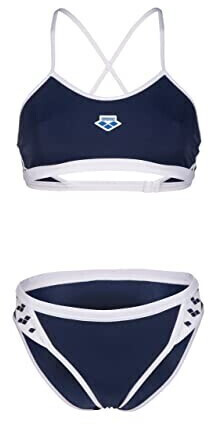 Arena Icons Solid Cross Back Bikini navy/white