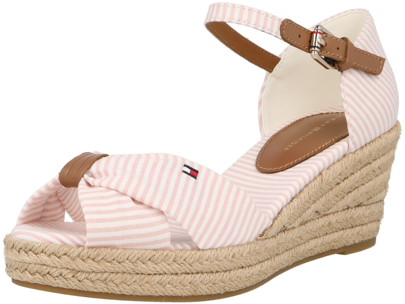 Tommy Hilfiger Tailored High Wedge Seersucker FW0FW07158 Seersucker/Soothing Pink