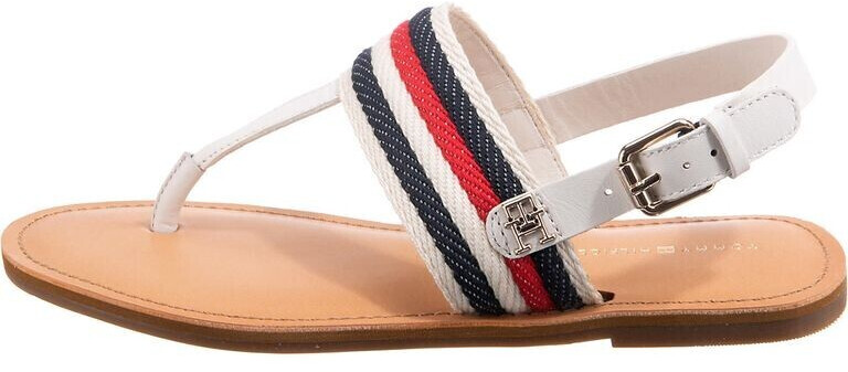 Tommy Hilfiger Flat Sandal Corporate FW0FW06988 Ecru