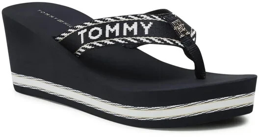 Tommy Hilfiger Webbing H Wedge Sandal FW0FW07149 Space Blue