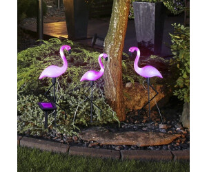 Solar ab bei Flamingo 3-tlg. International € Haushalt LED Gartenleuchten | Preisvergleich 17,99 (423908)