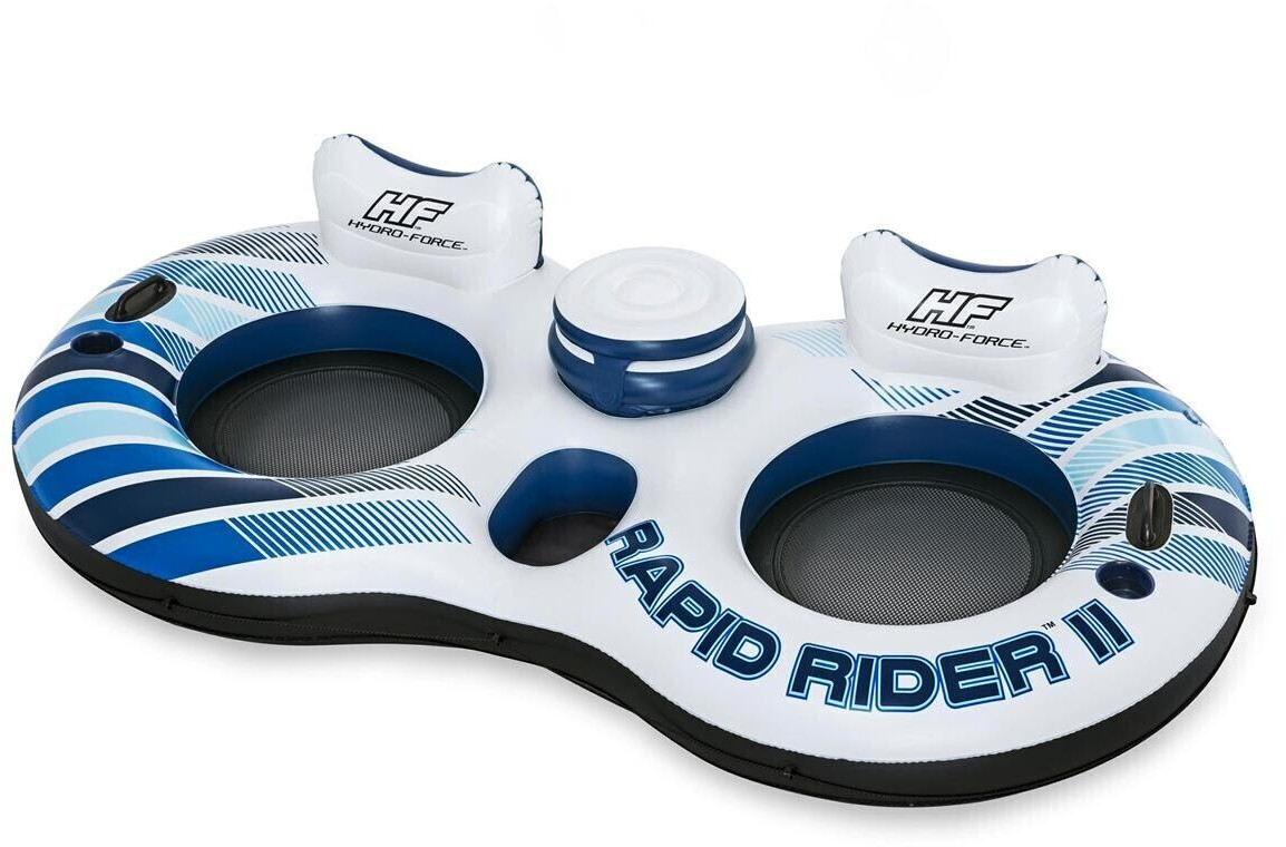 Bestway Hydro-Force 2-Person-Swim Ring Rapid Rider II 251 x 132 cm