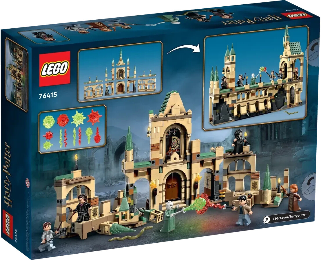 LEGO Harry Potter 76415 - La Bataille de Poudlard, Jouet de Château avec  Minifigurines Voldemort, Molly Weasley et Bellatrix Lestrange plus l'Épée  de Gryffondor pas cher 