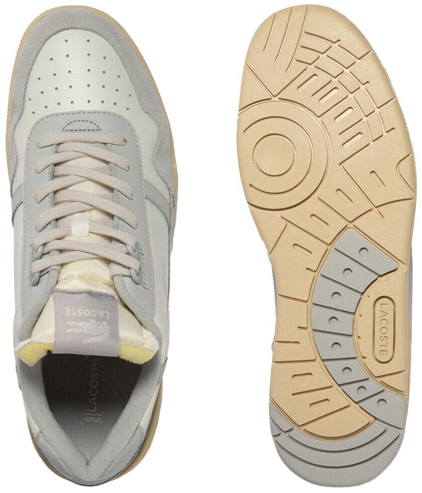 Lacoste shoes grey leather new arrivals