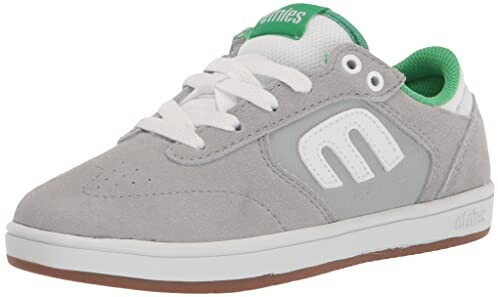 Etnies Windrow Little Kids – Chaussures De Skate Enfant Daim/Synthétique, Semelle Caoutchouc 400NBS, Lacets Élastiques – Confort & Style Skateboard