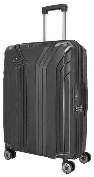 Travelite Elvaa Koffer 4 Wiel 66cm Expandable Zwart