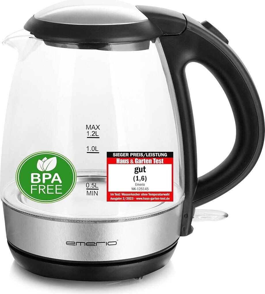 Emerio Kettle Kettle WK-125145, 1.2 L, 2200 W