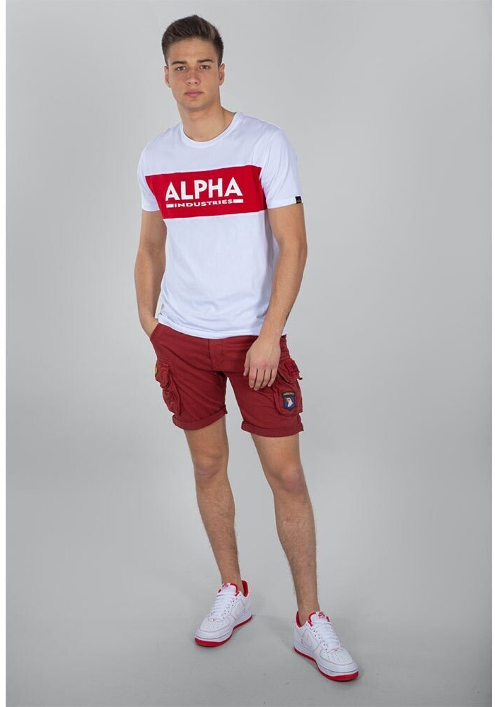 Alpha Industries € Shorts red | 66,99 (186209) Preisvergleich Crew ab Patch bei