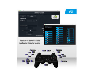 Spirit Of Gamer – Adaptateur Clavier Souris - Compatible Manette  PS4/PS3/Switch/XBOX - Convertisseur pour Consoles Jeux Vidéo - Jouez avec  Clavier et