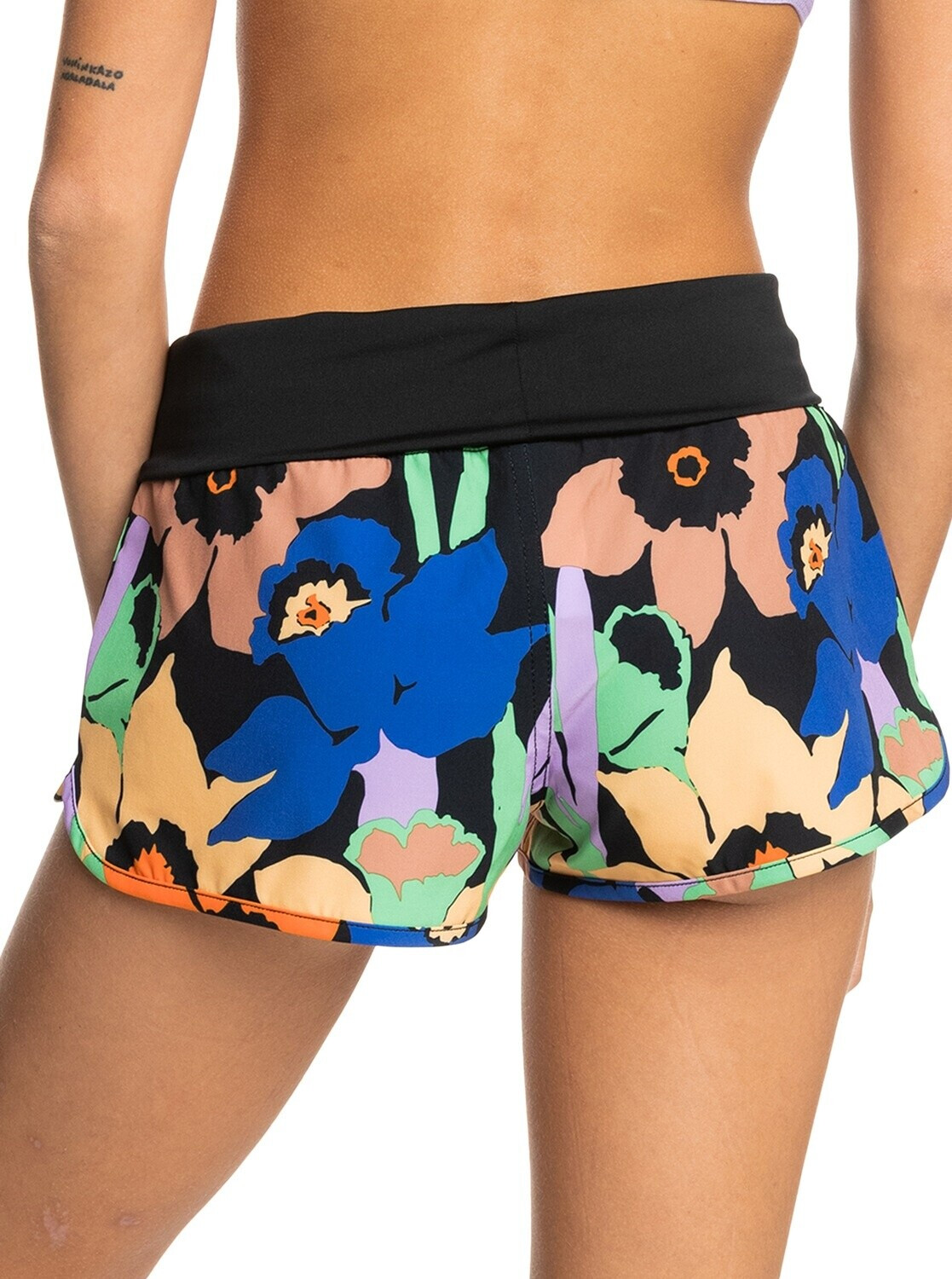 Roxy Endless Summer Printed Bs Swimming Shorts (ERJBS03229) black ab 32