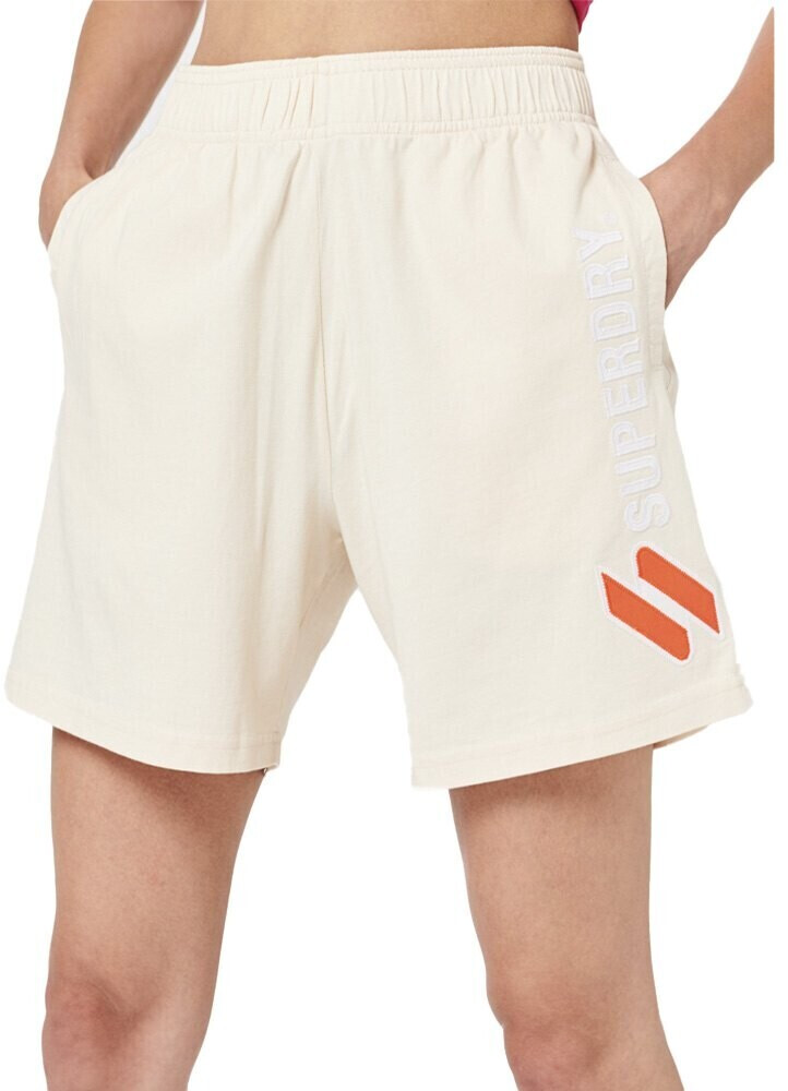 Superdry Code Sl Applique Boy Shorts (W7110311A) beige/white