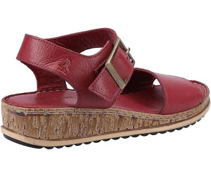 Dark red wedges on sale