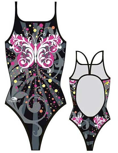 Turbo Butterfly Star Swimsuit (893992-0009) black/grey