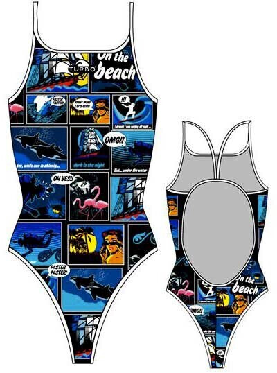 Turbo New Comic Swimsuit (894122-0099) blue