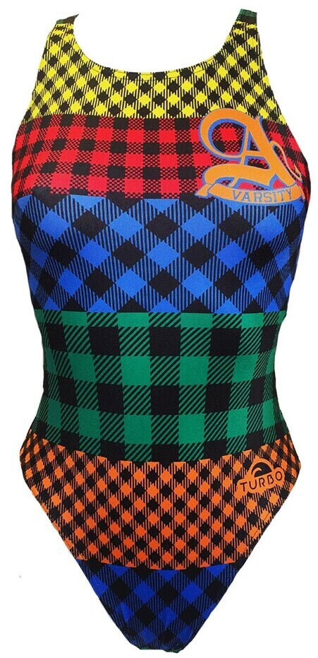 Turbo Tartan College Swimsuit (8307791-0001) multicoloured
