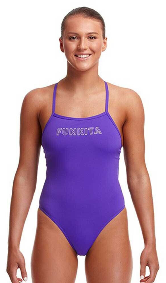 Funkita Tie Me Tight Swimsuit (FKS001L02595) purple