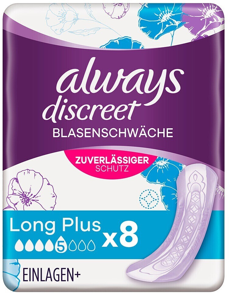 Always Discreet Inkontinenz Long Plus 8 Stück