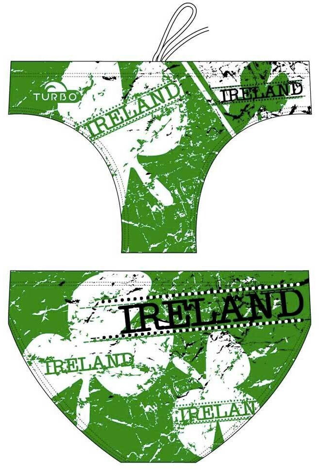 Turbo Ireland Swimming Brief (79378-0503) green/white