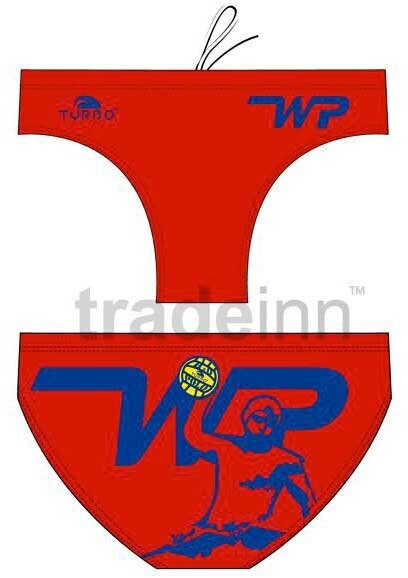 Turbo Player Swimming Brief (79242-807) red