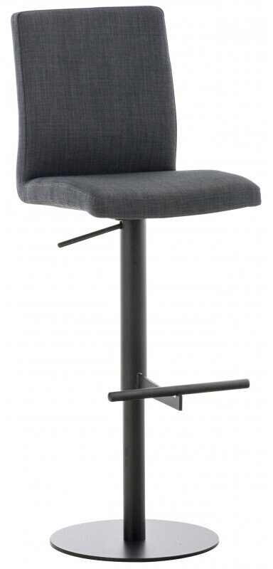 CLP Bar stool Cadiz fabric black dark gray
