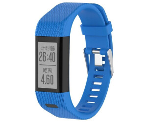 Huwokxix Cinturini Compatibile con Garmin Approach X40/X10,Sport in Silicone Regolabili Band Sostituzione Braccialetto per Garmin Vivosmart HR + (Blu