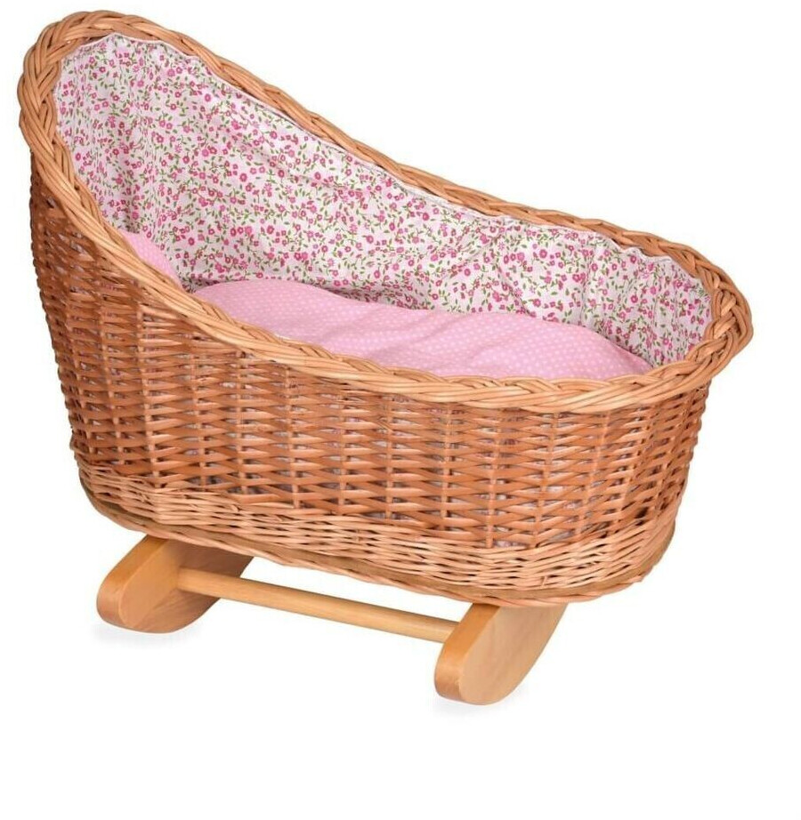 Egmont Toys Stoffpuppen-Wiege Blümchen