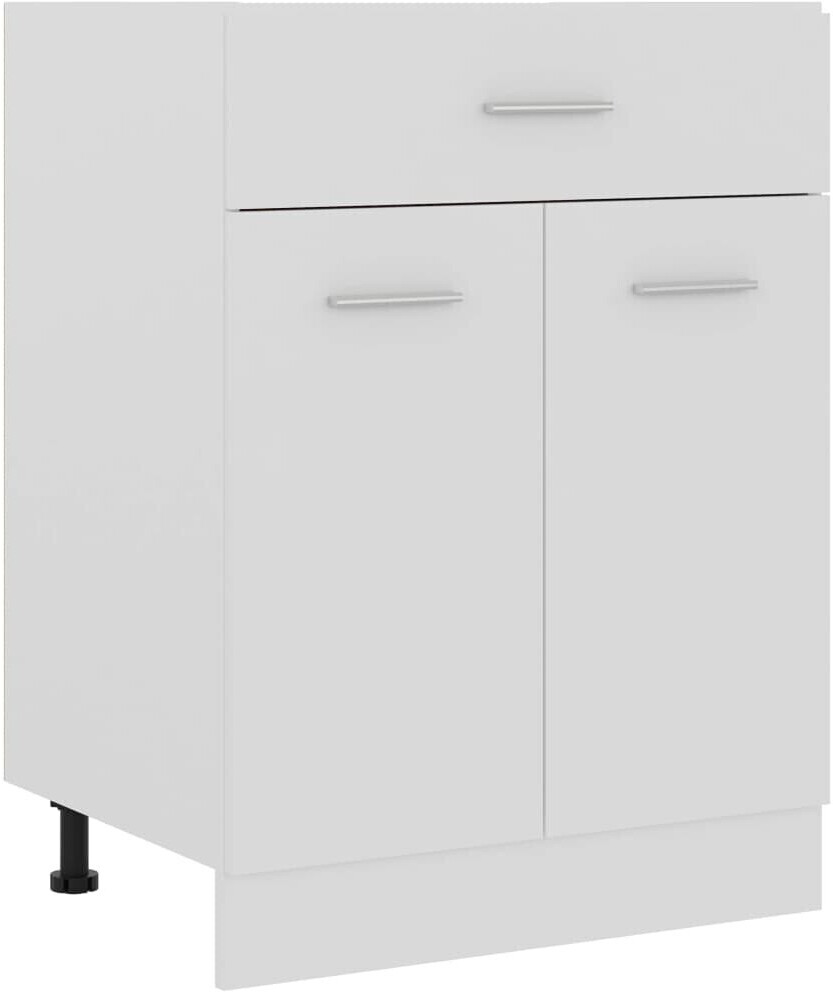 vidaXL White drawer base 60x46x81,5 cm