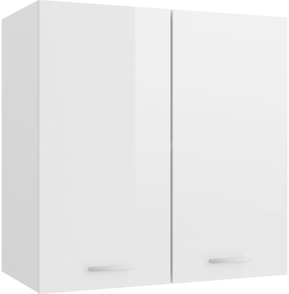 Photos - Kitchen System VidaXL Wall cabinet high gloss white 60x31x60 cm 