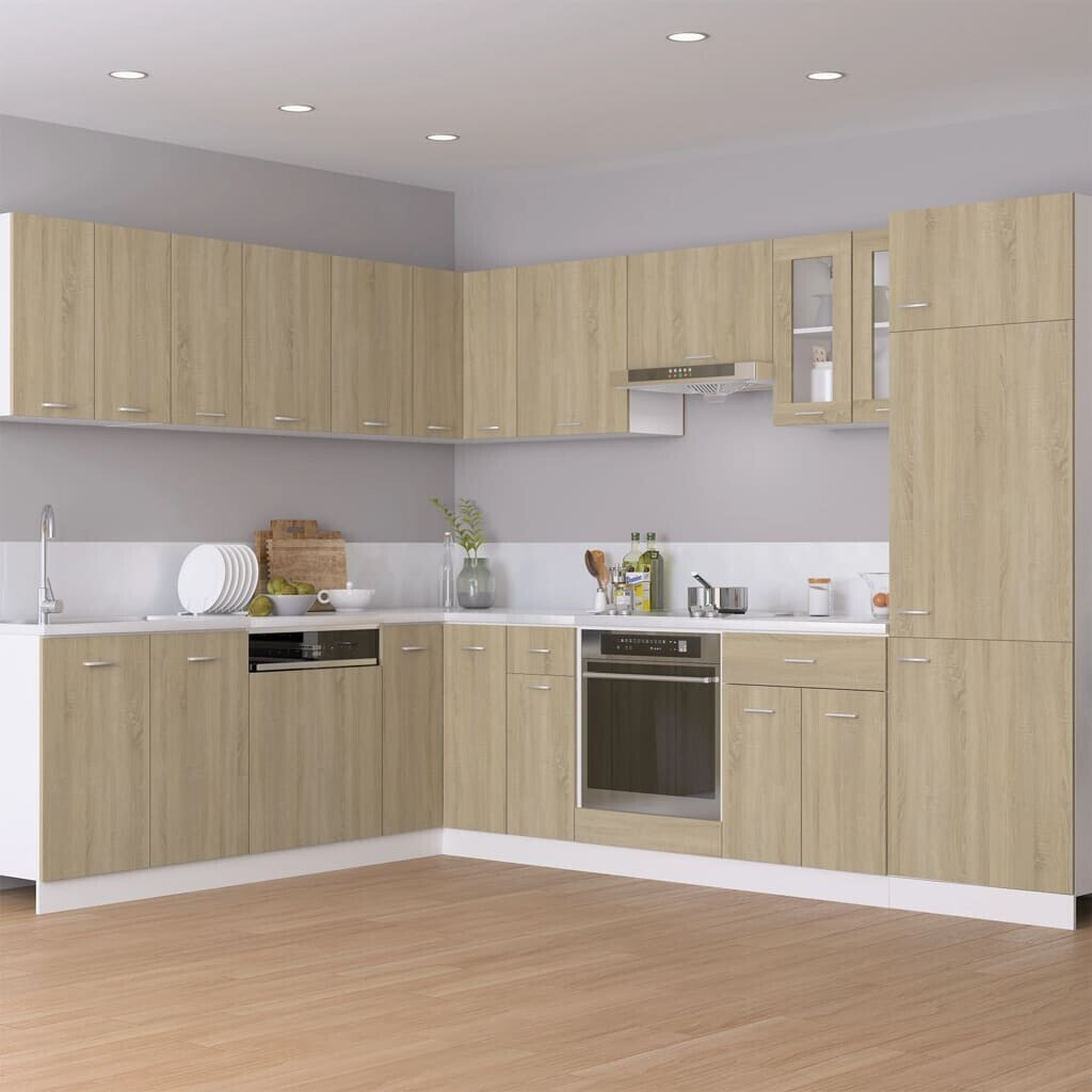 Photos - Kitchen System VidaXL Stove cabinet Sonoma oak 60x46x81,5 cm 