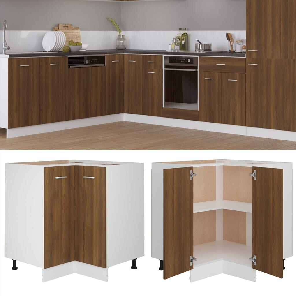 Photos - Kitchen System VidaXL Kitchen cabinet brown oak look 75,5x75,5x80,5cm 