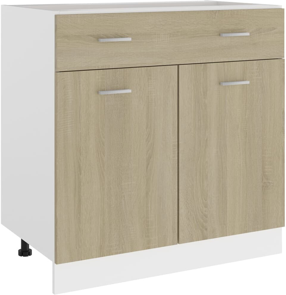 vidaXL Drawer base unit Sonoma oak 80x46x81,5 cm