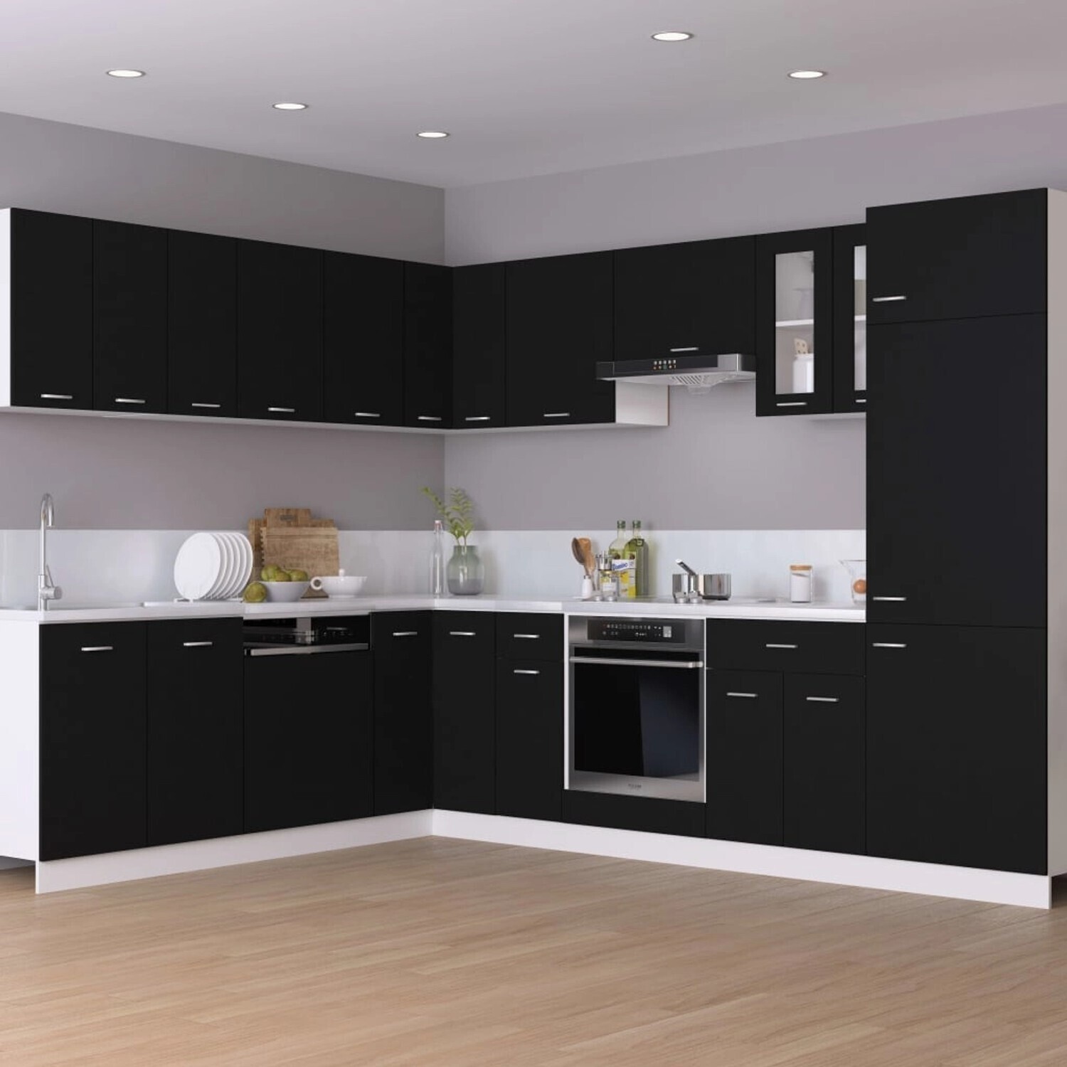 Armoire Murale De Cuisine Blanc 80x31x100cm - Bois Ingénierie, 2 étagères - VidaXL