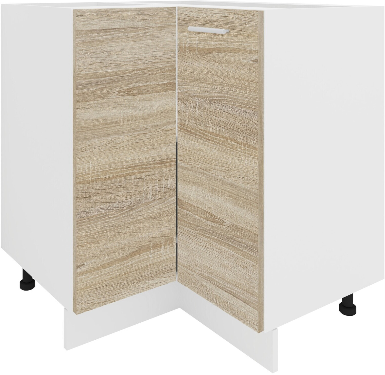 Mid.you Corner Cabinet Esilo 76x82x76 cm Oak white