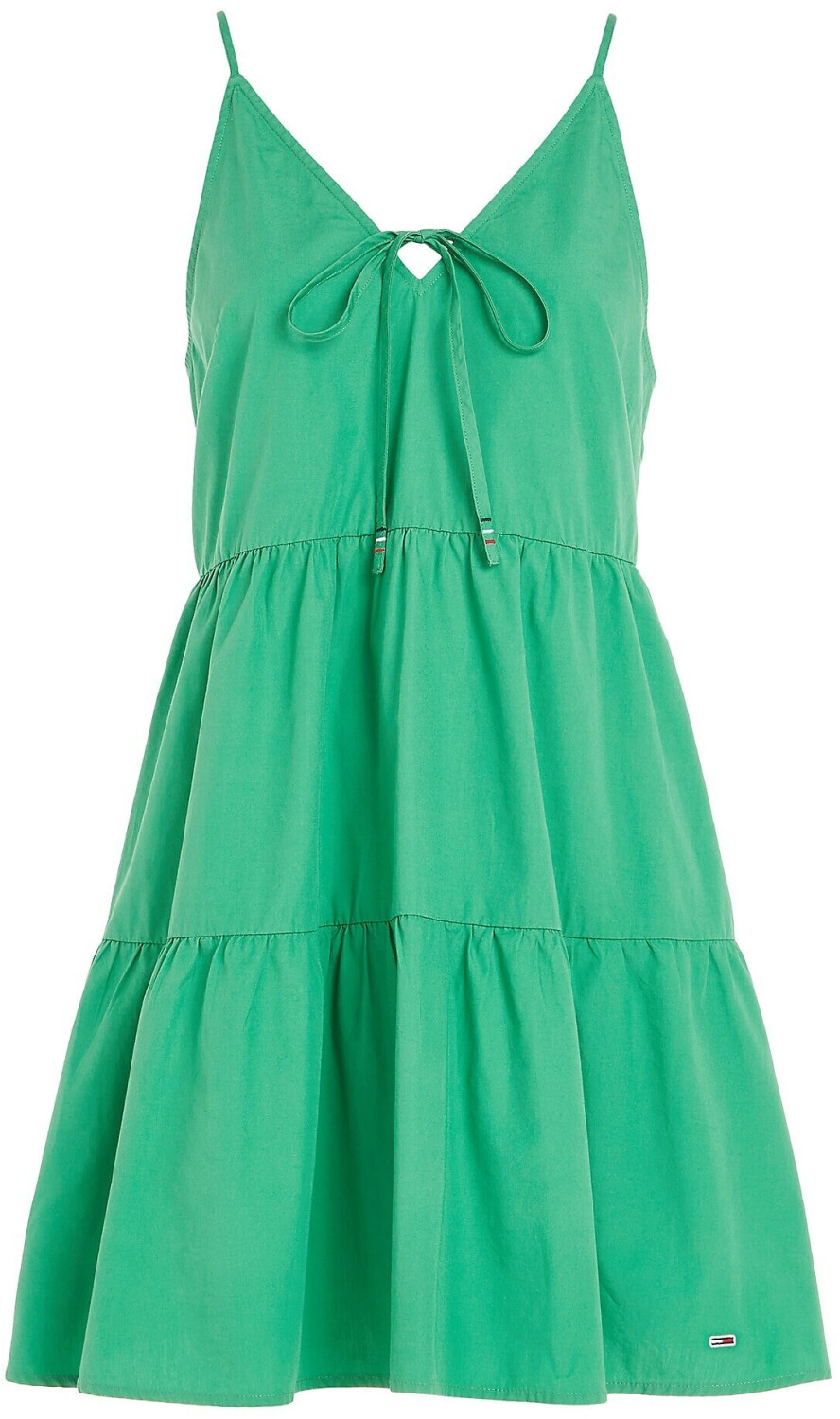 Tommy Hilfiger Tie Detail Poplin Tiered Mini Dress (DW0DW15184)