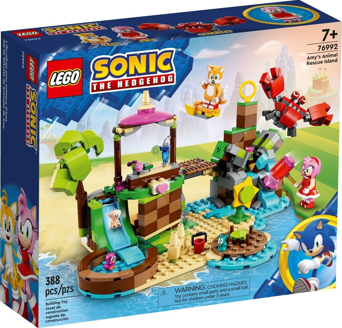 LEGO Sonic the Hedgehog - L'isola del soccorso animale di Amy (76992) a €  39,38 (oggi)