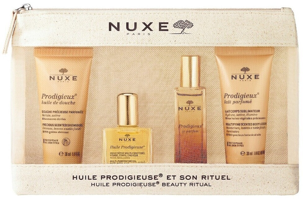 NUXE Huile Prodigieuse Beauty Ritual Set (5pcs.) au meilleur prix