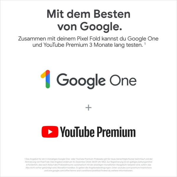 Google Pixel Fold 256GB Porcelain, Bild 6