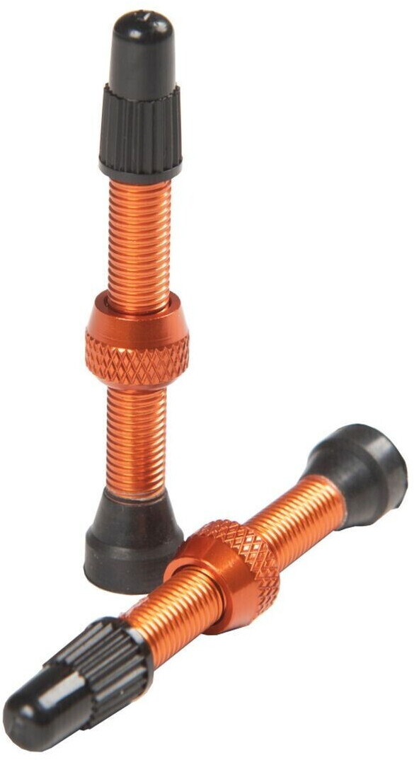NoTubes Universal Alloy Valve - 44 mm orange