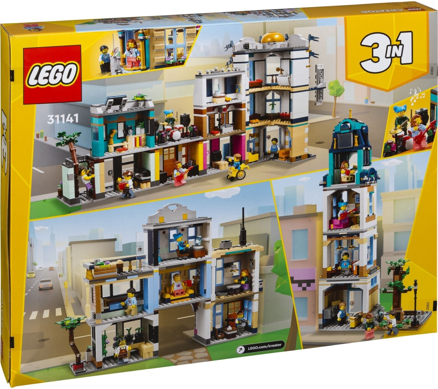 LEGO Creator Casa Accogliente, Set 3 in 1 con Modellini da Costruire con 3  Case Giocattolo