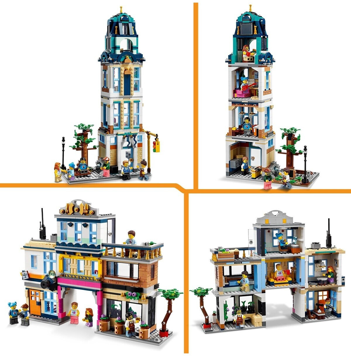 LEGO® Creator 31141 La Grand-rue, Jouet de Construction avec Gratte-Ciel et  Rue de Marché, Idée Cadeau - Cdiscount Jeux - Jouets